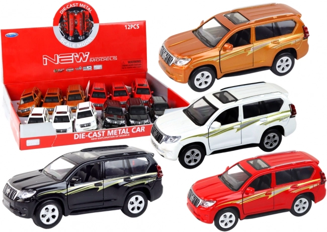 Metalbil 12 cm med lys- og lydeffekter – forskellige farver