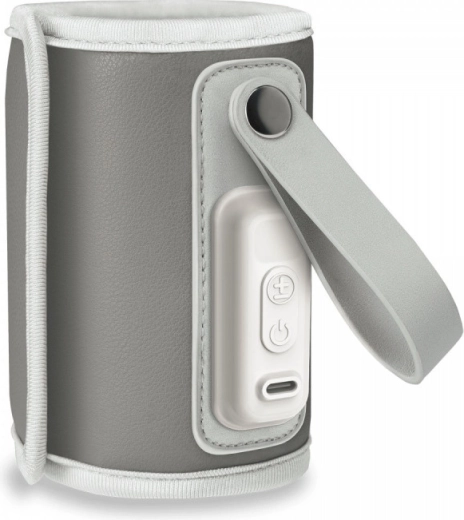 Flaskevarmer Thermup Go Grå sølv