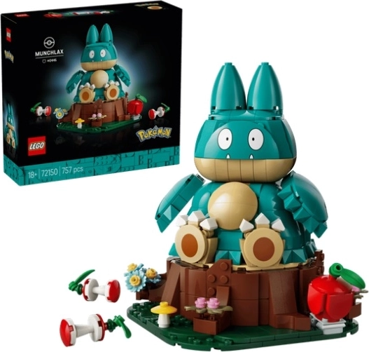 LEGO Pokémon Munchlax – samlermodel, der kan bygges