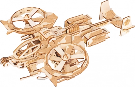 Træ 3D-puslespil – Kamphelikopter