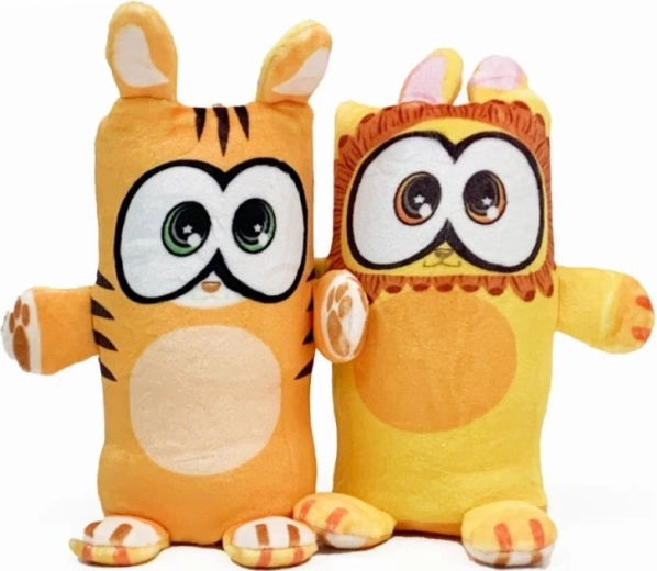 Maskot Dublusie - vendbar tiger/løve