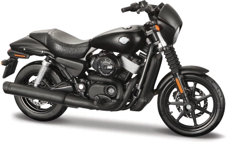 Maisto Harley-Davidson Street 750 2015 motorcykel 1:18 mat sort