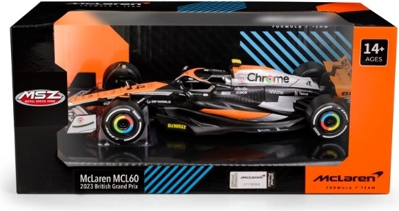Samlermodel McLaren MCL60 British GP i skala 1:24