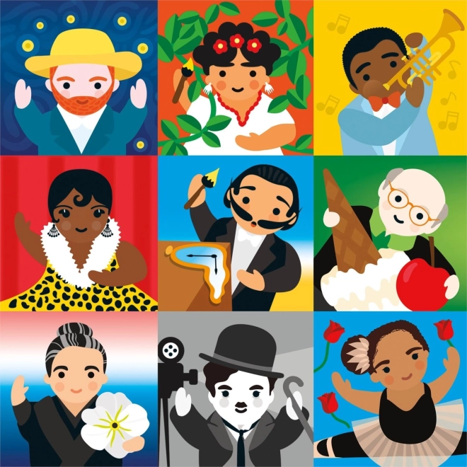 Mudpuppy Familiepuslespil Lille kunstner 500 brikker