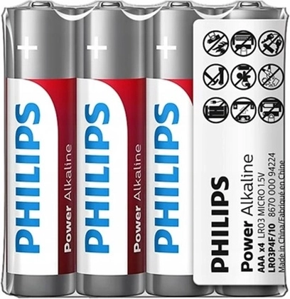 Alkalisk batteri Philips AAA LR3 1,5 V