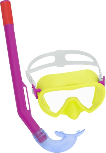 Bestway juniorsnorkelsæt gul – maske og snorkel