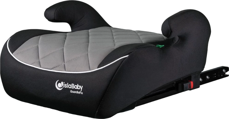 IslaBaby GuardioFix selepude til bil med ISOFIX 125–150 cm, grå