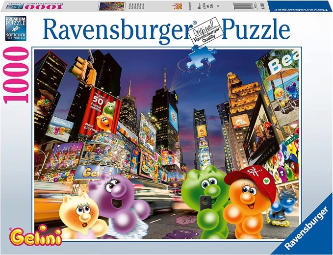 Ravensburger puslespil Gelini på Times Square 1000 brikker