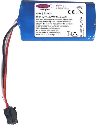 Li-Ion-batteri til Volvo Metal-hjullæsser 7,4 V 1500 mAh