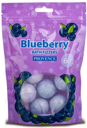 Brusebomber med blåbær Provence 6 stk (20 g)