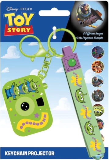Nøglering med Toy Story-projektor - 1 stk.