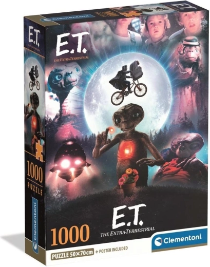 Puslespil CLEMENTONI kultfilm: E.T. Extra-Terrestrial 1000 brikker