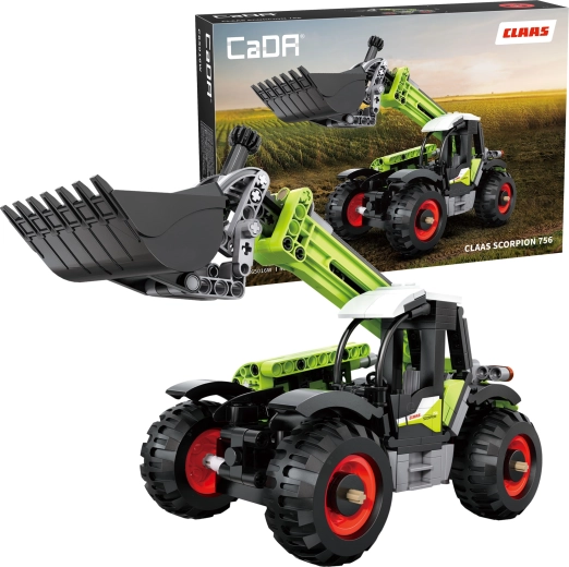 CaDA teleskoplæsser Claas Scorpion 756 – byggesæt med 401 dele