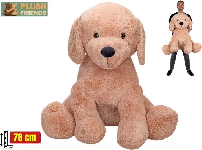 Plush Friends beige plyshund 78 cm