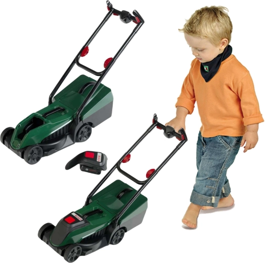 Legetøjsplæneklipper Bosch til lille gartner – Bosch-plæneklipper med lys- og lydmodul