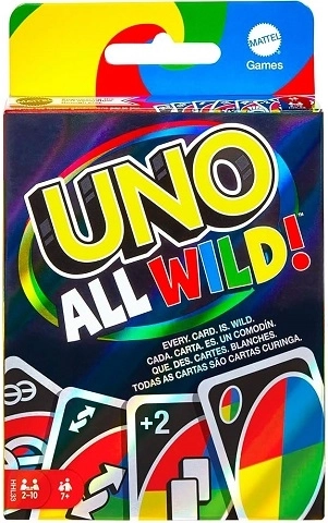 Mattel Uno All Wild – kortspil