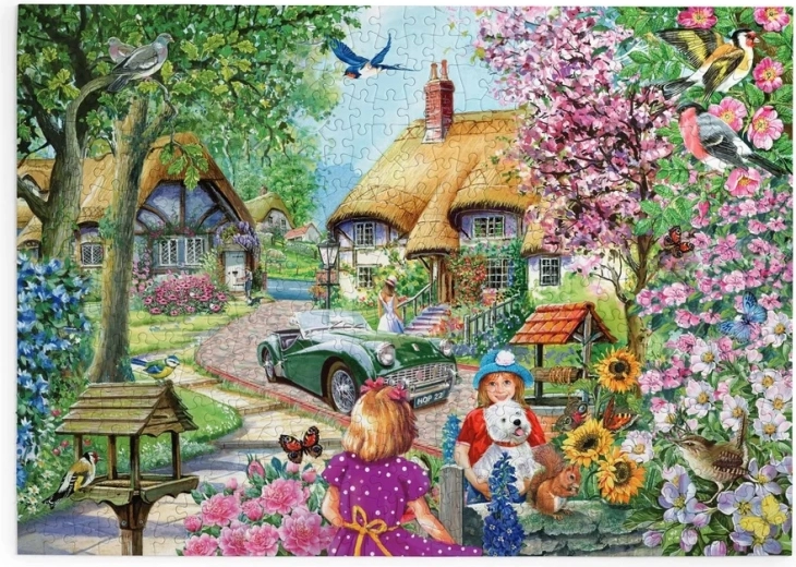 House of Puzzles Bedste veninde – puslespil med 500 ekstra store brikker
