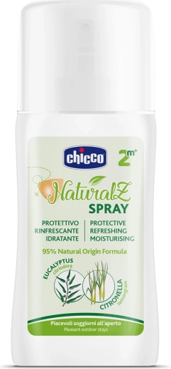 Chicco NaturalZ beskyttende og forfriskende myggespray til børn 100 ml