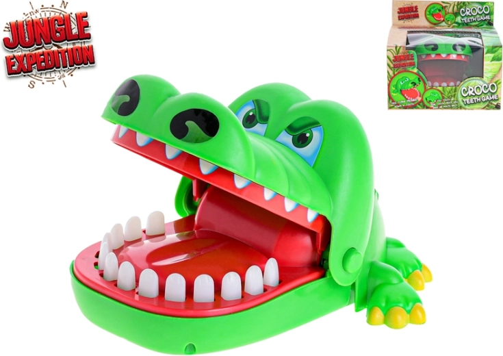 Bidespil krokodille Jungle Expedition 16 cm
