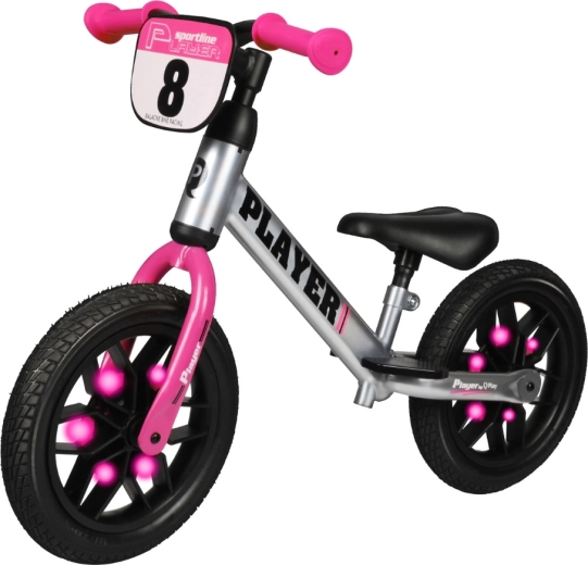 Qplay løbecykel Player pink