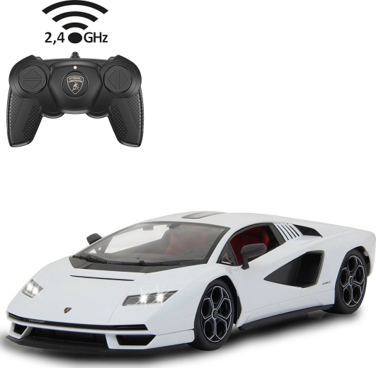 Fjernstyret bil JAMARA Lamborghini Countach LPI 800-4 1:16 hvid