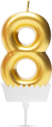 Lagkagelys tallet 8