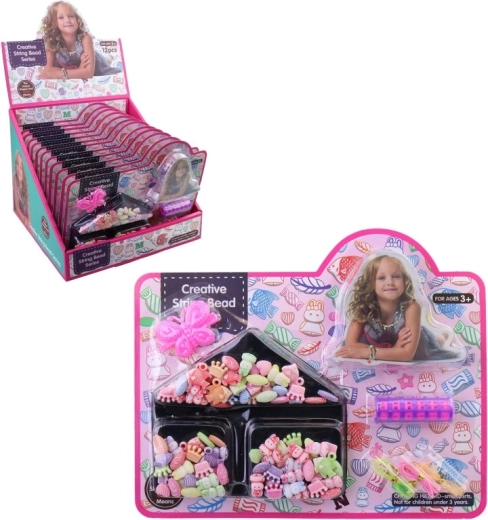 Træperler til at trække på snor