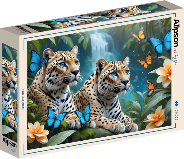 Alipson puslespil To leoparder 1000 brikker