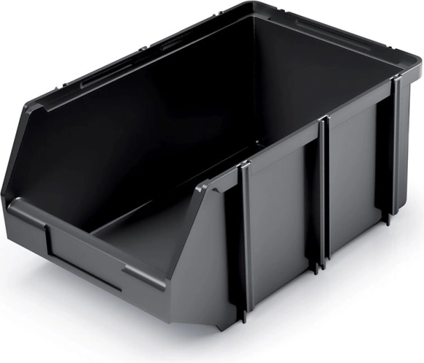 Plast opbevaringsboks Click Box 1 l, sort