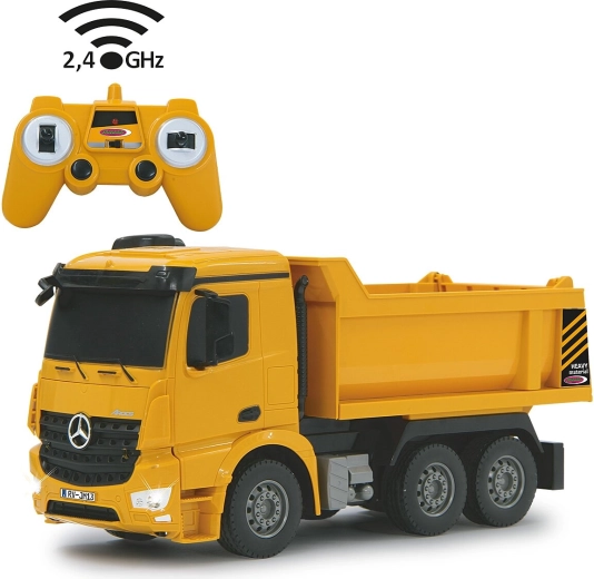 Jamara Mercedes-Benz Arocs tippeladsvogn med fjernbetjening 1:26 2,4 GHz - 1 stk.