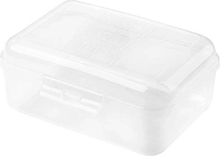 Plastisk madkasse 29,5 × 18,5 × 8,6 cm
