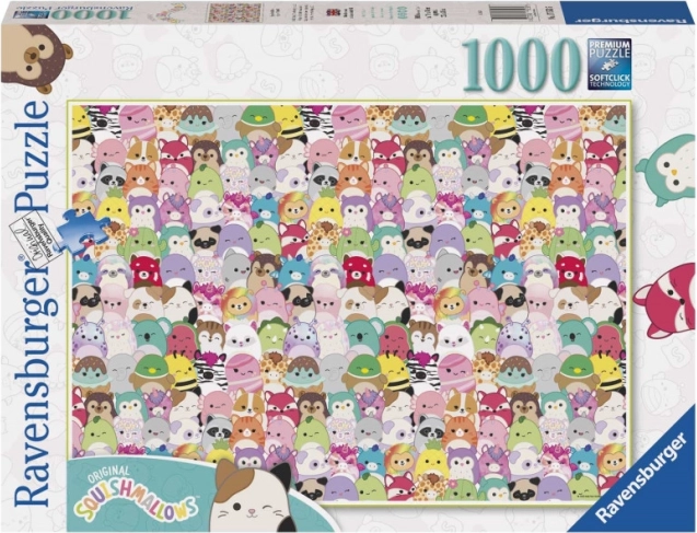 Puslespil 1000 brikker Ravensburger Squishmallows