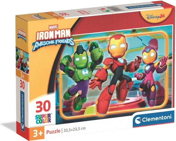 Puslespil 30 brikker MARVEL IRON MAN og venner