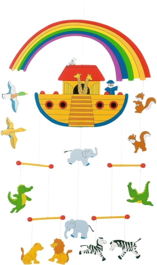 Hængende uro til børn med Noas ark