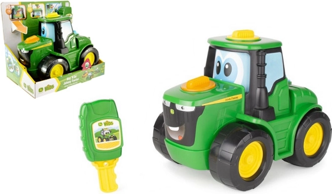 Tomy John Deere traktor Johnny med nøgle