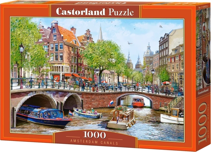 Castorland-puslespil Amsterdams kanaler, 1000 brikker