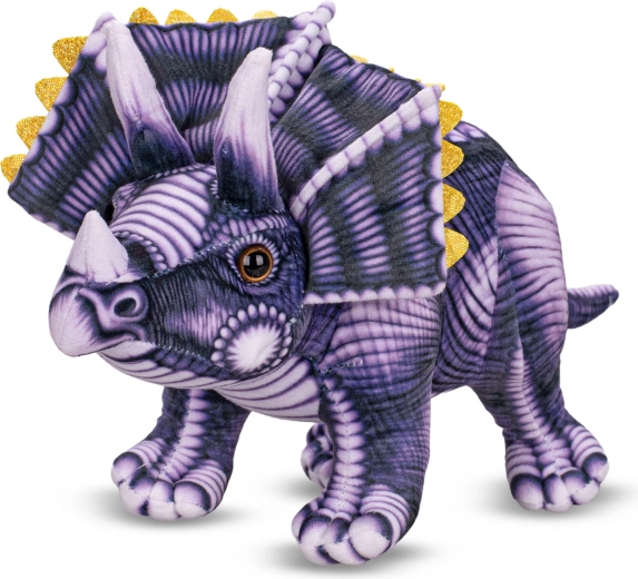 Plys-dinosaur Triceratops 35 cm – stående