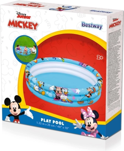 Oppusteligt Bestway-børnebassin med Disney Junior Mickey og venner