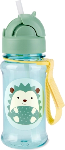 Skip Hop Zoo Tritan Renew-flaske med sugerør – pindsvin 355 ml