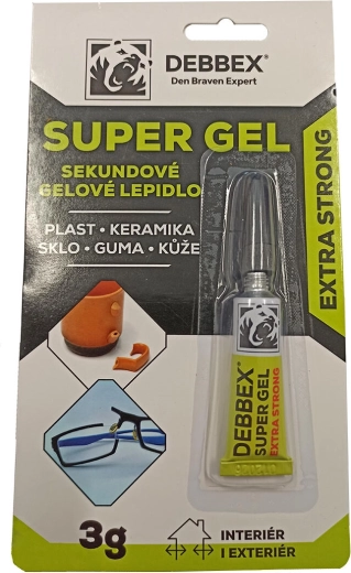 DEBBEX Super Gel sekundlim i gel 3 g