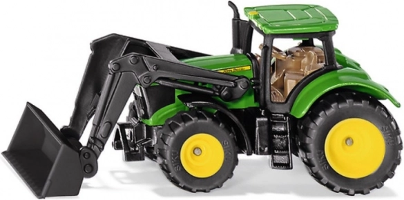 John Deere-traktor med frontlæsser