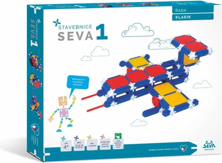 Byggesæt SEVA Classic 1 – 222 dele