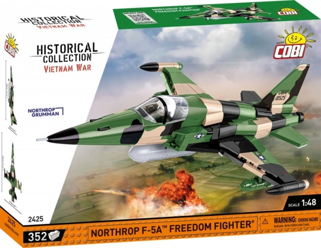 Byggesæt af Northrop F‑5A Freedom Fighter af klodser