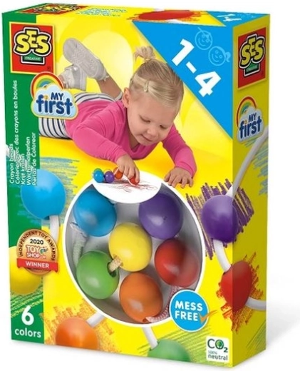 SES Creative Mine første perlefarveblyanter (6 farver)
