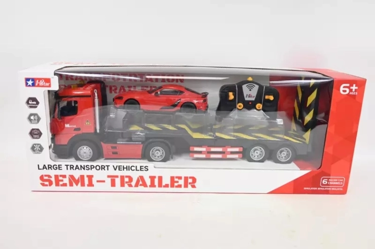 Radiostyret autotransporter med tilbehør