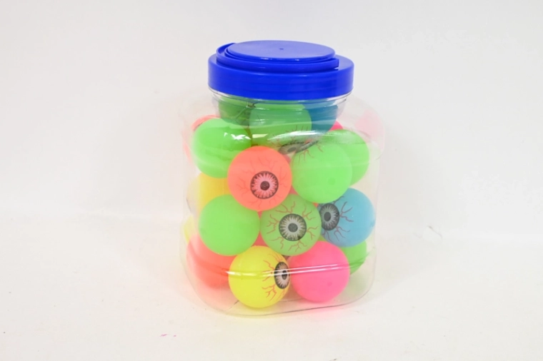 Gummibold „øje“ (26 stk. i glas)