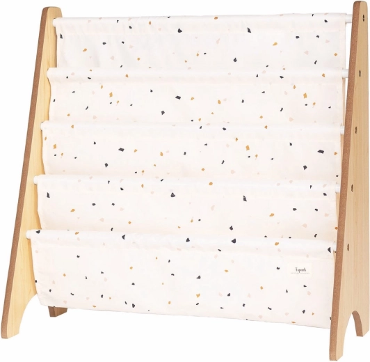 3 Sprouts bogstativ recycled terrazzo/cream