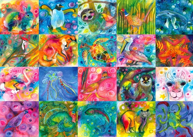 Puslespil Dyrenes Magi 1000 brikker