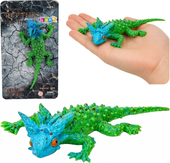 Gummifigur af realistisk hornøgle 20 cm