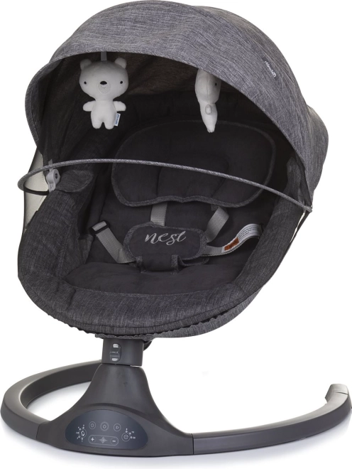 CHIPOLINO elektrisk vugge Nest Granite